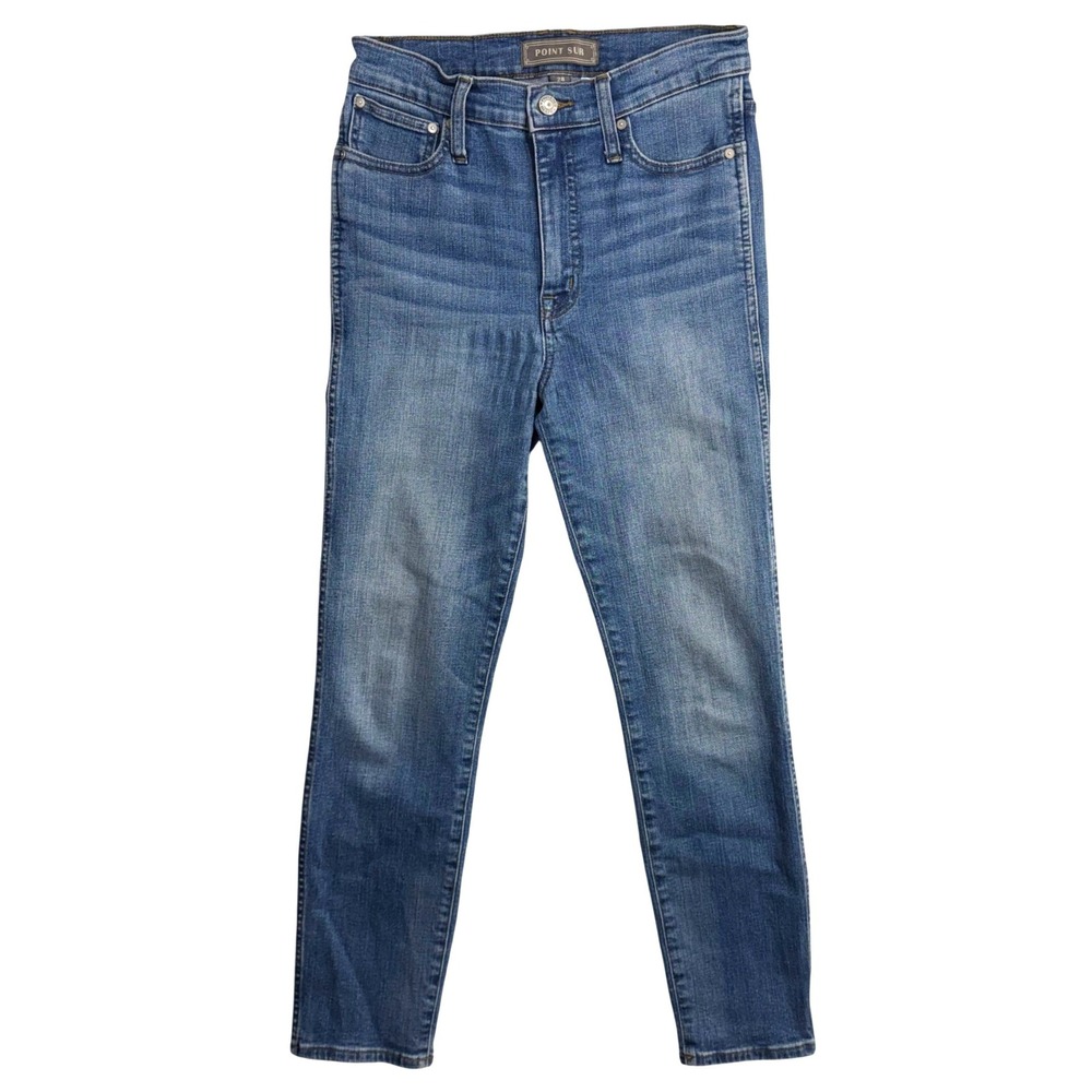 Point Sur 28 Skinny Jeans Hightower Straight 10" Med Wash Minimalist Capsule